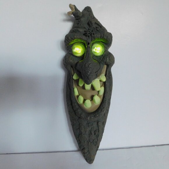 Sun Hill Halloween 14" Tree Face Glow Decoration Electronic Lights Sound 2003 - Picture 3 of 6
